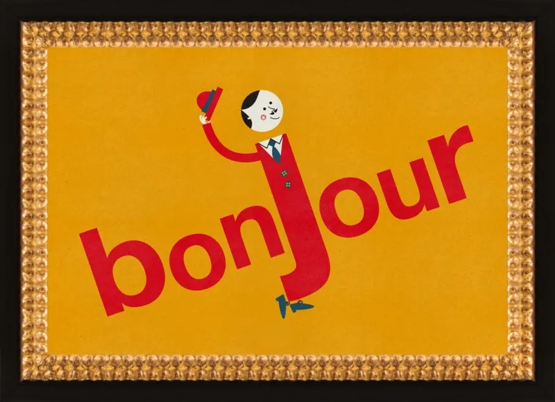 Bonjour by Blanca Gómez for Artfully Walls