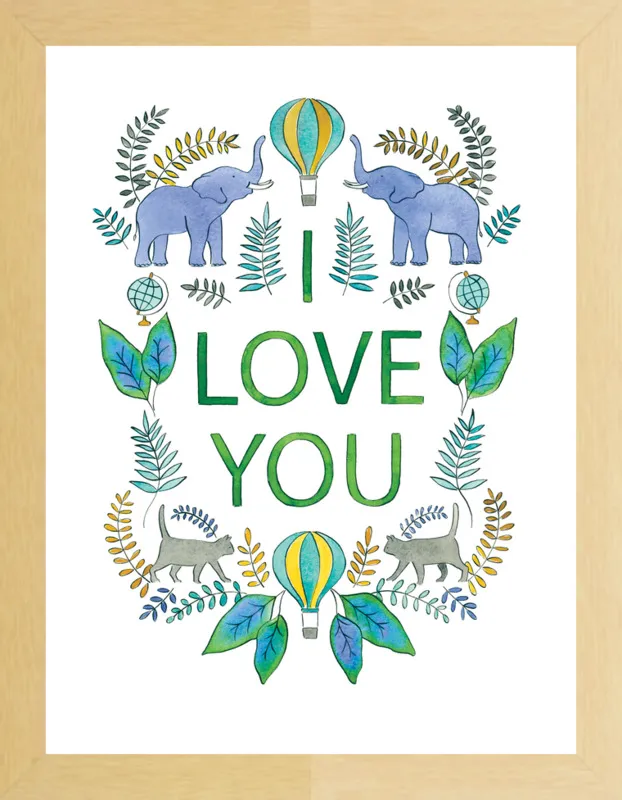 I Love You by Rachel Rogers for Artfully Walls