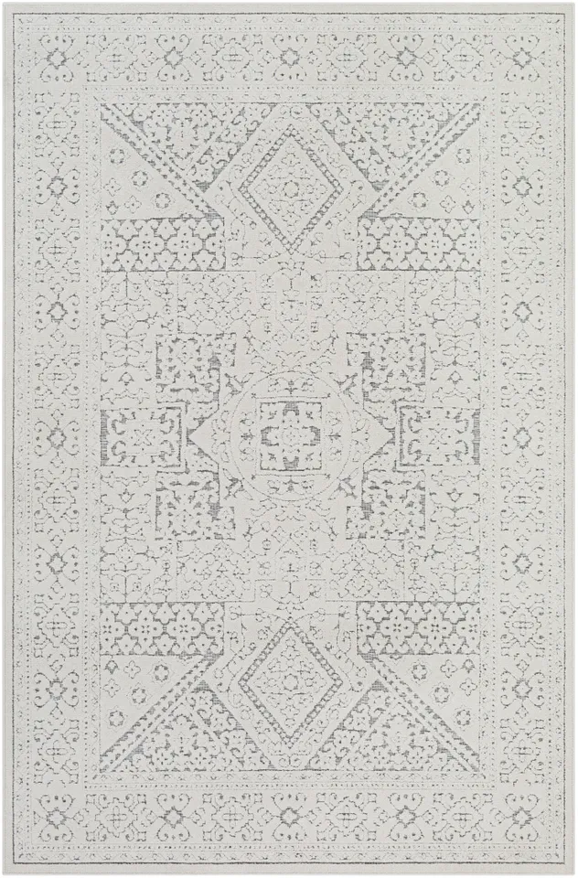 Greenwich Gray Outdoor 1'11" x 2'11" Machine Woven Rug