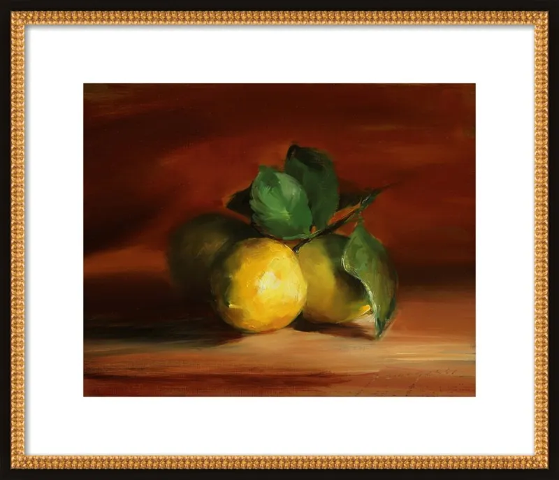 Lemons In Quiet Light by Georgesse Gomez for Artfully Walls