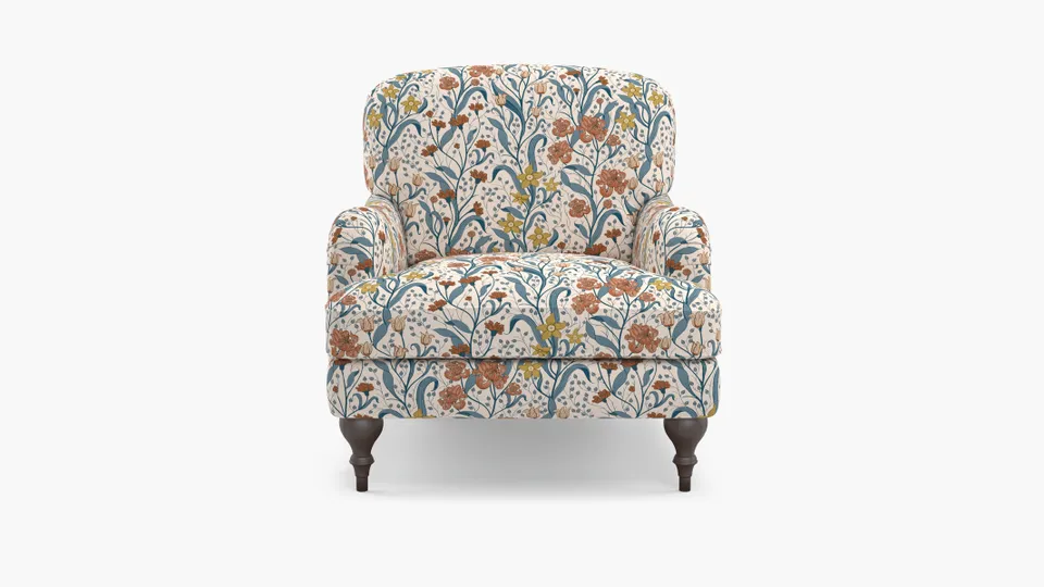 English Roll Arm Chair, Sienna Bloomsbury