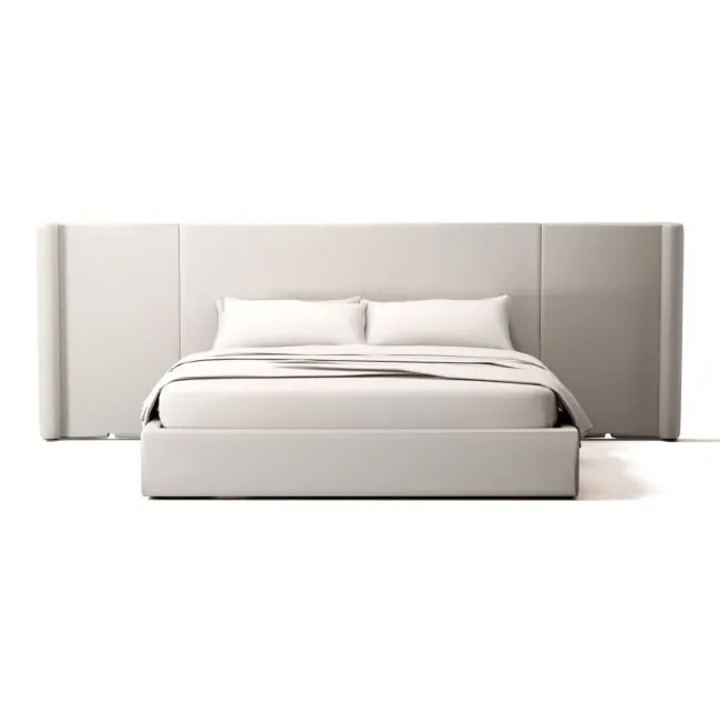 Abbott King Bed Nomad Snow