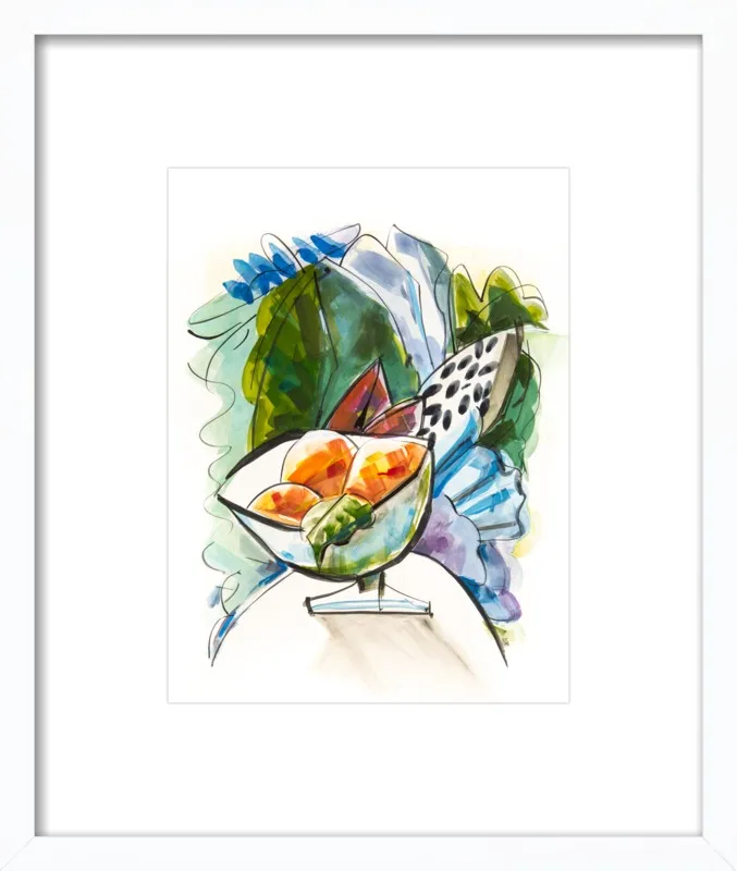 Still life with oranges by Becky Aubry for Artfully Walls