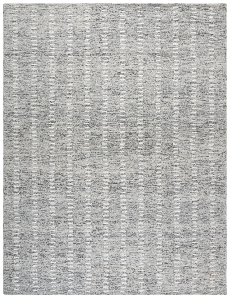 Safavieh Couture Abstract Collection Hand Tufted Area Rug, Grey / Ivory, 6' x 9'