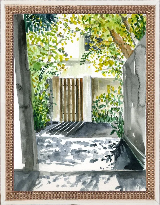 Garden Gate by Miri Eshet for Artfully Walls