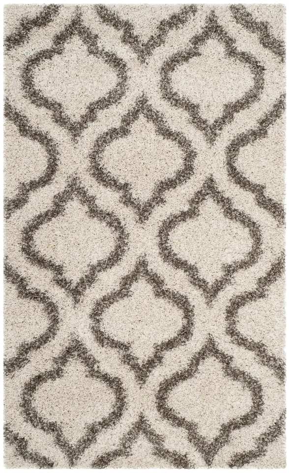 Arlo Home Woven Area Rug, SGH284A, Ivory/Grey,  3' X 5'