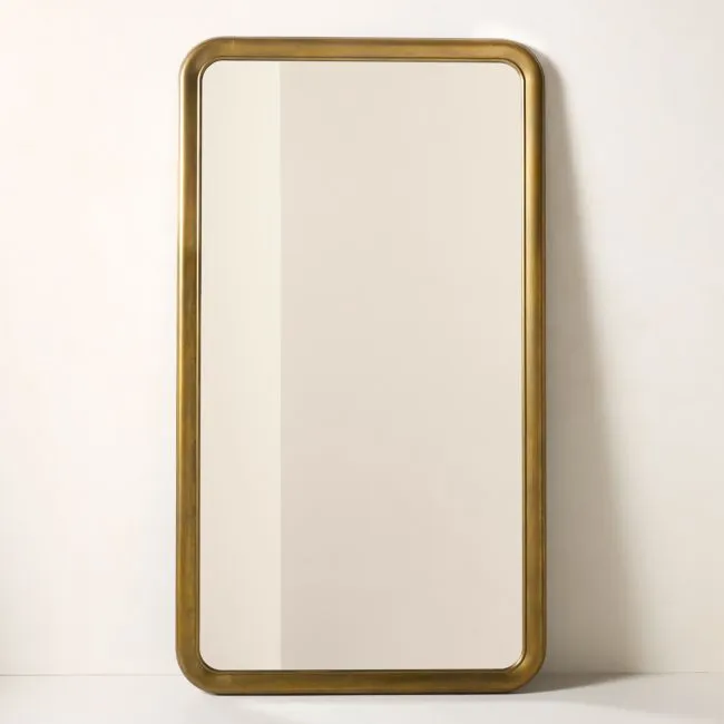Pied-a-Terre Gold Full-Length Floor Mirror 54"x96" by Todd Snyder