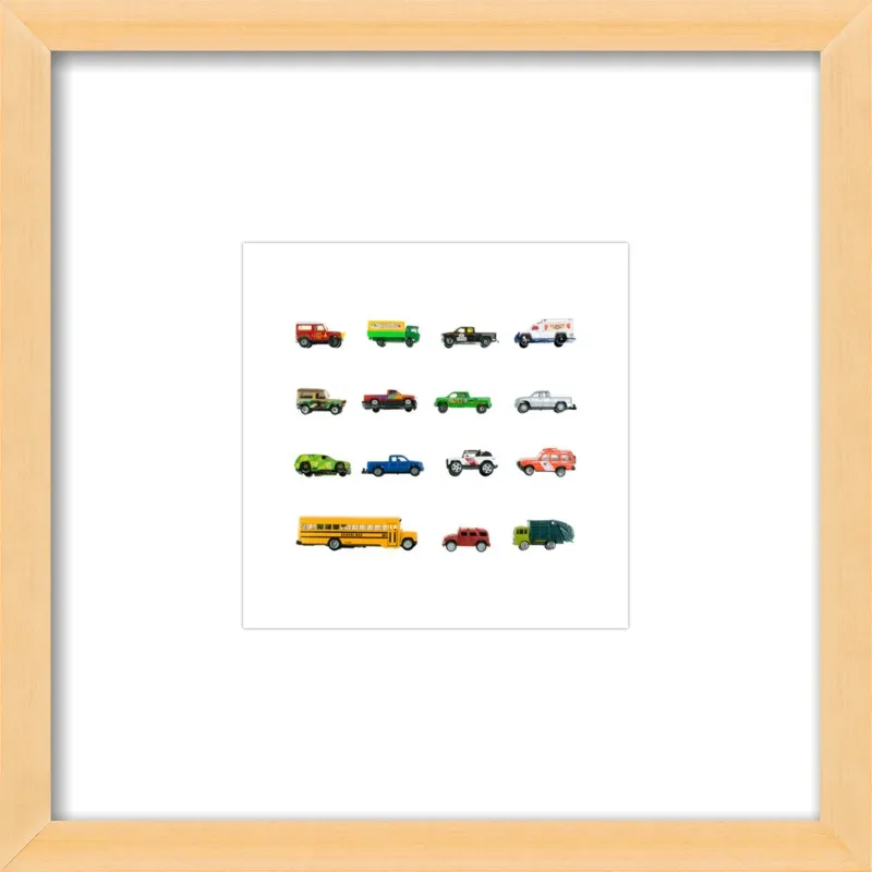 Vintage Toy Trucks by Jennifer Steen Booher for Artfully Walls