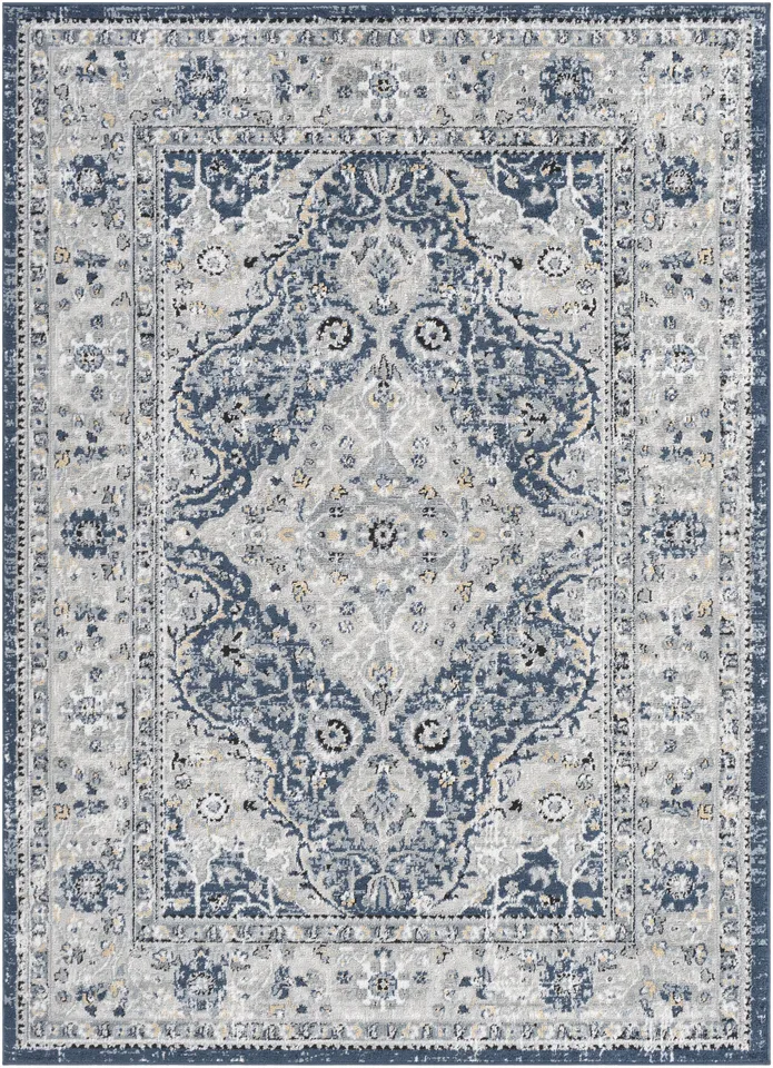 Jolie Gray Indoor 8'10" x 12' Machine Woven Rug
