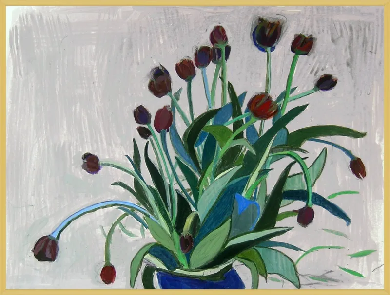 queen of the night tulip by Liz Innvar for Artfully Walls