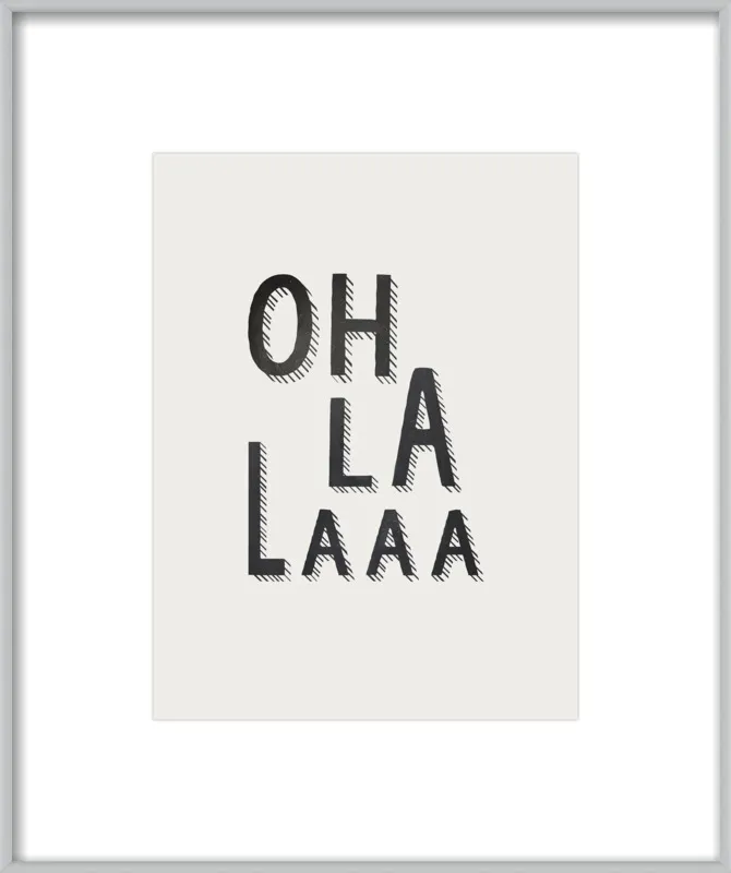 Oh la la by Lonneke de Roos - Kind of Style for Artfully Walls