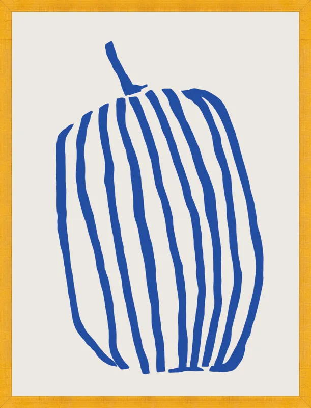 Striped pumpkin by Jessica Nielsen for Artfully Walls