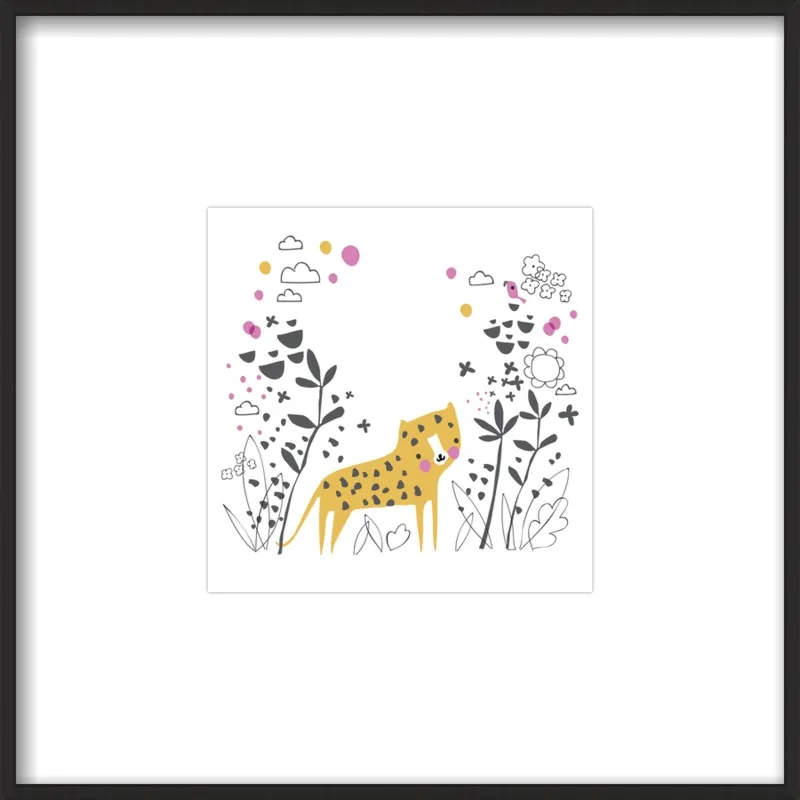 Little jungle leopard by Lizzie Mackay for Artfully Walls