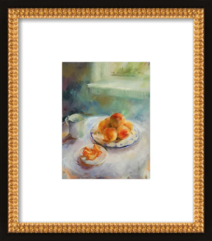 Peaches at The Window by Georgesse Gomez for Artfully Walls