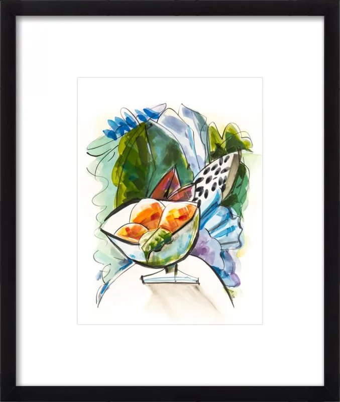 Still life with oranges by Becky Aubry for Artfully Walls