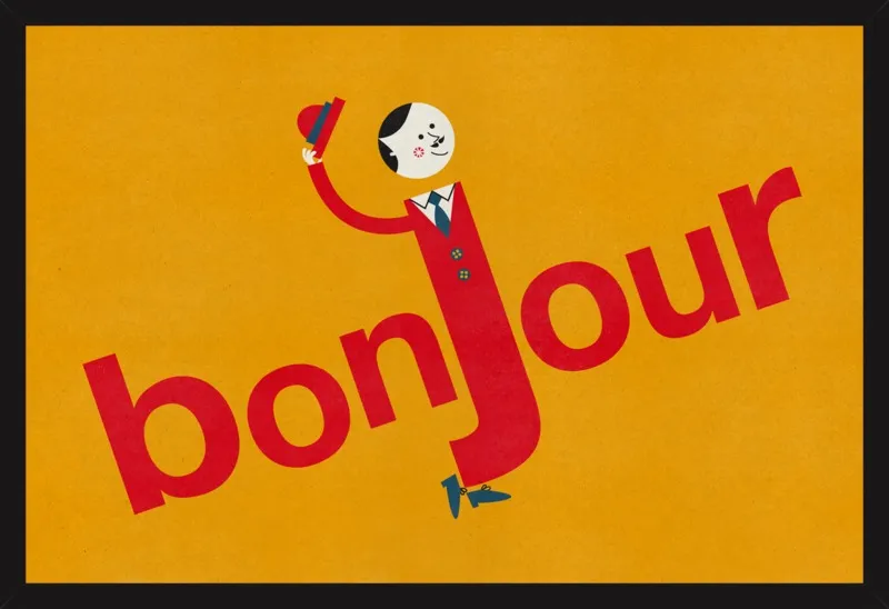 Bonjour by Blanca Gómez for Artfully Walls