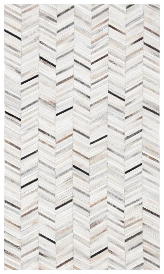Safavieh Hand Woven Area Rug, STL802A, Ivory/Grey, 3' X 5'