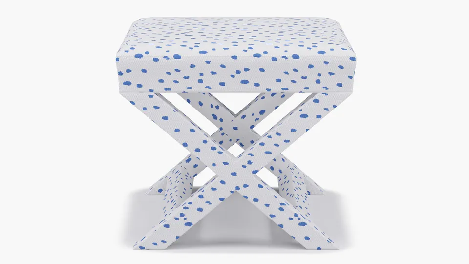 X Bench, Blue Dalmatian