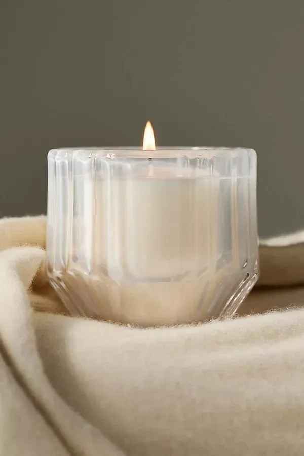 Sabina Fresh White Cashmere & Musk Glass Candle