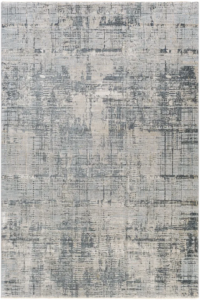 Brunswick Gray Indoor 2'7" x 3'11" Machine Woven Rug