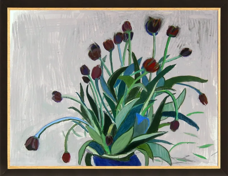 queen of the night tulip by Liz Innvar for Artfully Walls