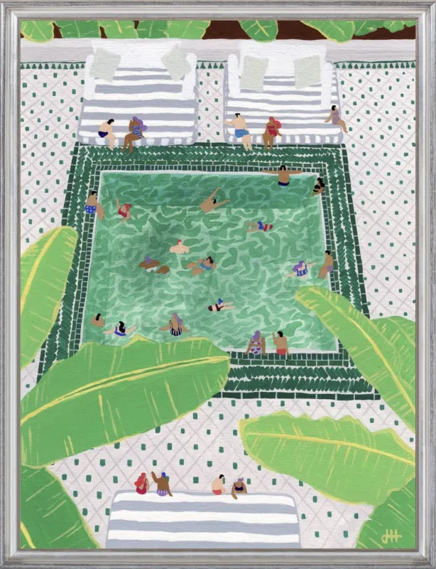 Green Riad by Joanne Ho for Artfully Walls
