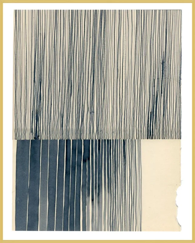Not a Circle (Payne's Grey 1) by Kate Castelli for Artfully Walls