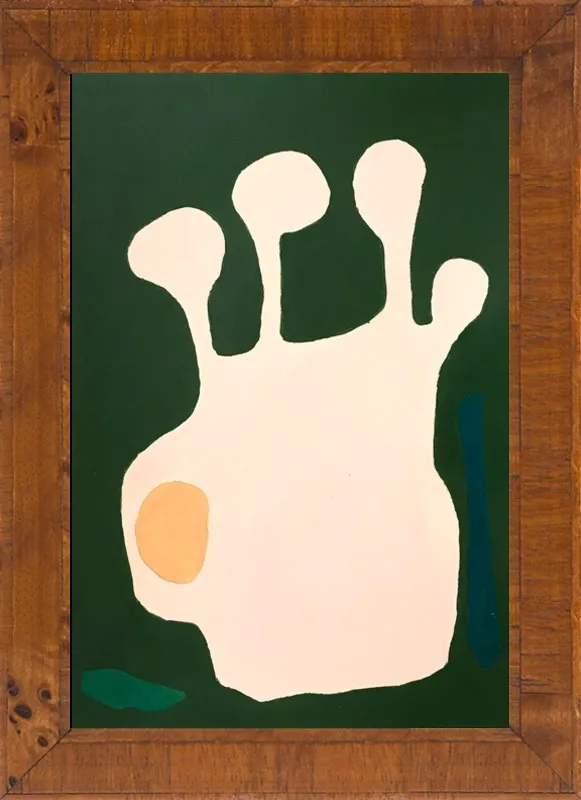 Nectarine Vase, abstraction 11 by Neicy Frey by Neicy Frey for Artfully Walls