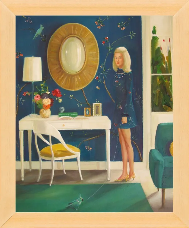 The Invisible Nature of Tansy Fairchild by Janet Hill for Artfully Walls