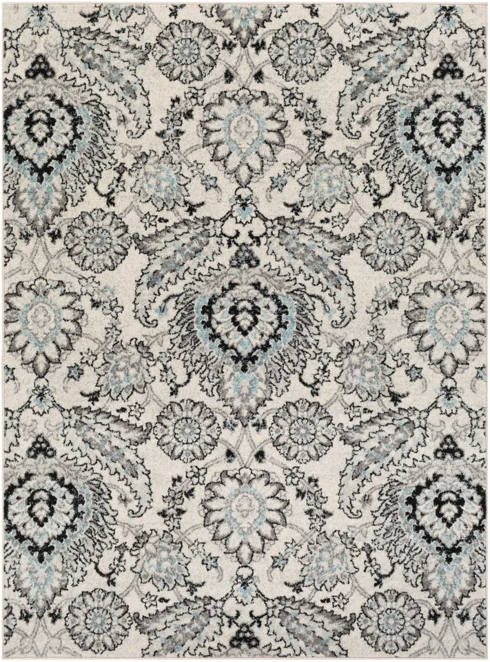 Chester Beige Indoor 5'3" x 7'3" Machine Woven Rug