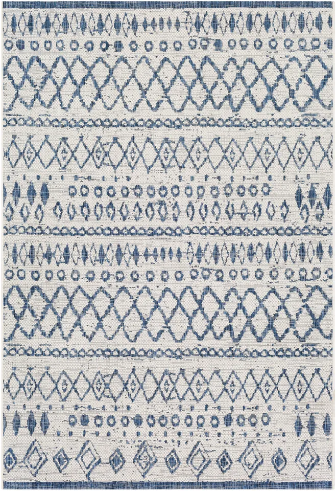 Eagean Beige Outdoor 2' x 2'11" Machine Woven Rug