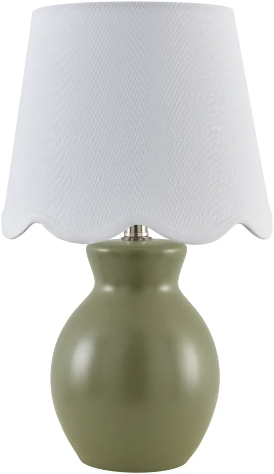 Stella Diminuta  Glazed 15"H x 8"W x 8"D Accent Table Lamp