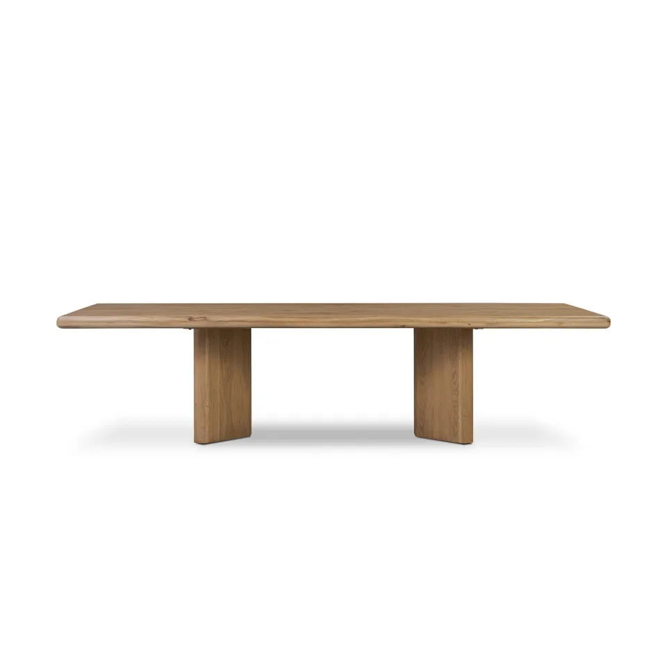 Castro Dining Table 118" - Natural Reclaimed French Oak