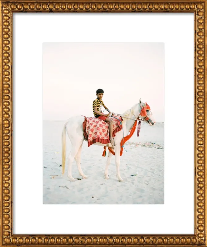 Boy on Horse by Andrew Jacona for Artfully Walls