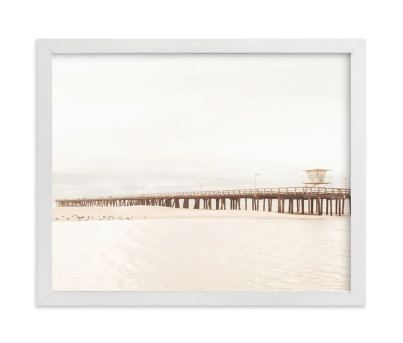 Stormy Pier Limited Edition Fine Art Print