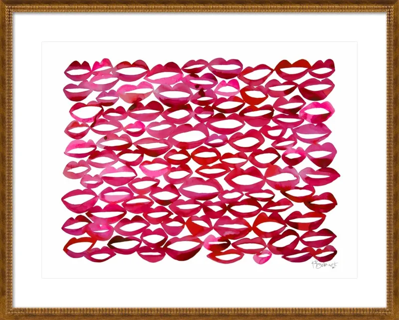 Juicy Lips by Kate Roebuck for Artfully Walls