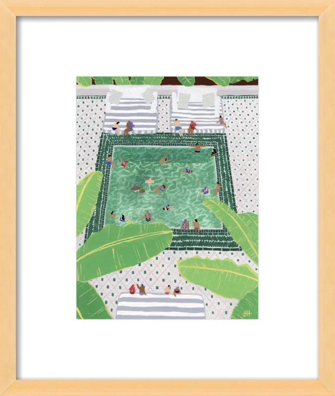 Green Riad by Joanne Ho for Artfully Walls