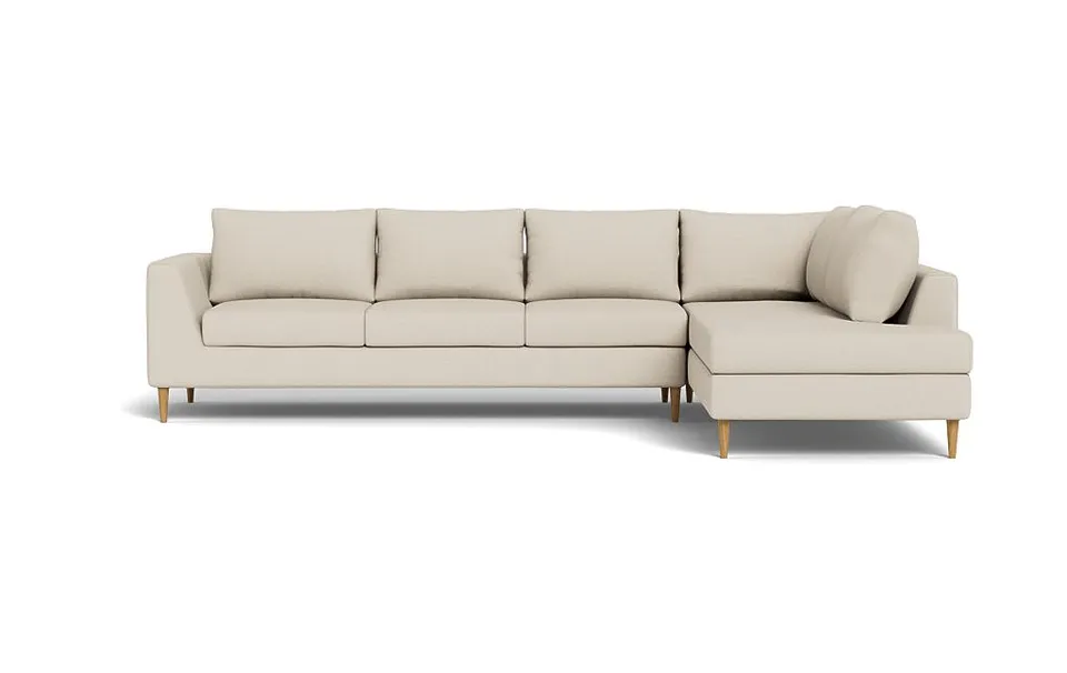 Asher 4-Seat Sectional with Right Bumper