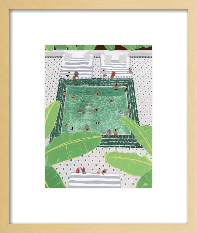 Green Riad by Joanne Ho for Artfully Walls