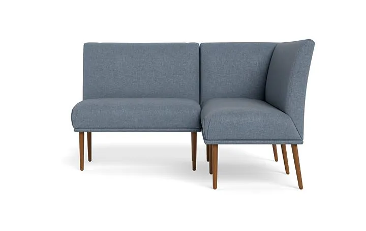 Dorian Upholstered Petite Right Banquette with Tufting Option