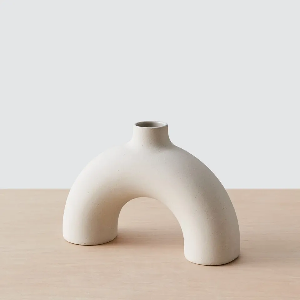 The Citizenry Vati Vase | Wide | White