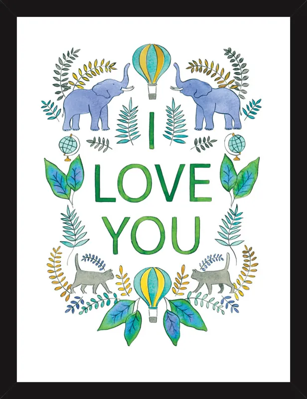 I Love You by Rachel Rogers for Artfully Walls