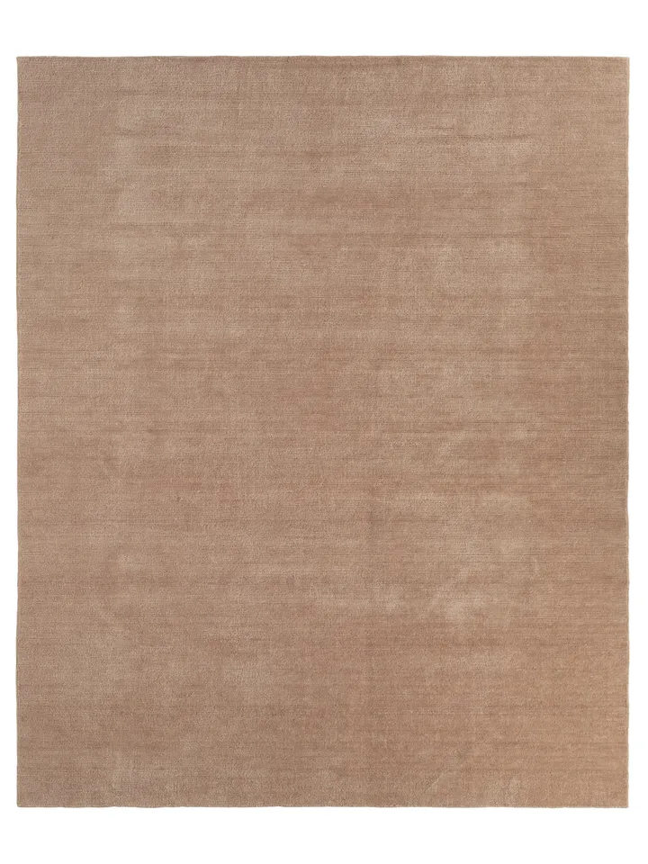 Selvith PRW05 Handwoven Solid Brown Area Rug (10'X14')