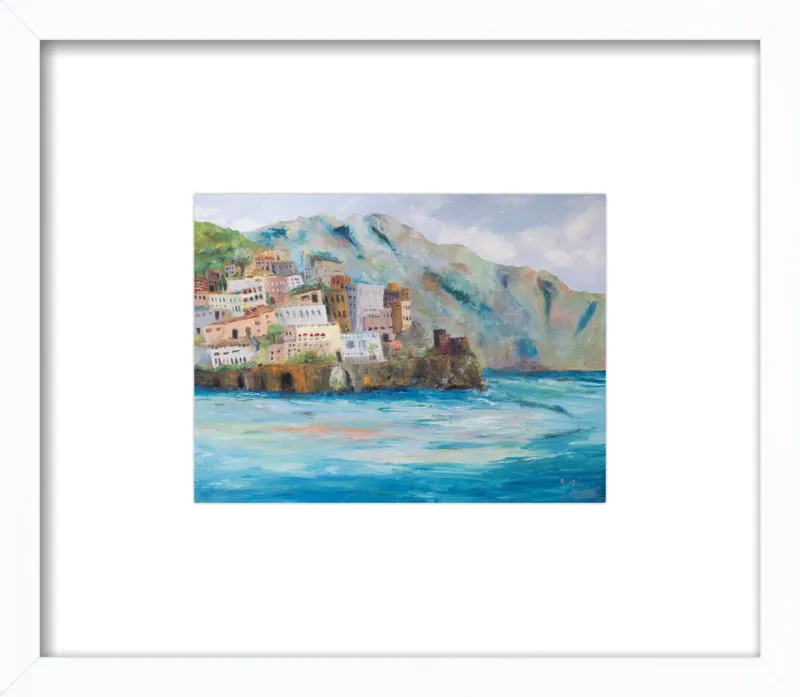 Amalfi Coast by Renee A Ortiz for Artfully Walls