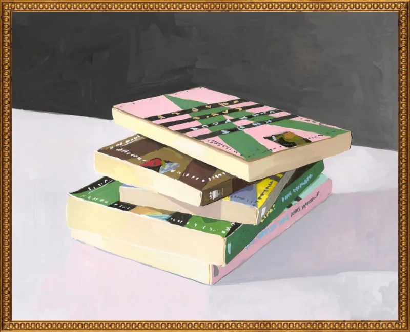 Vonnegut Stack by Elizabeth Mayville for Artfully Walls