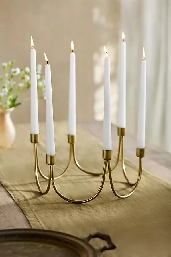 Brass Arch Candelabra
