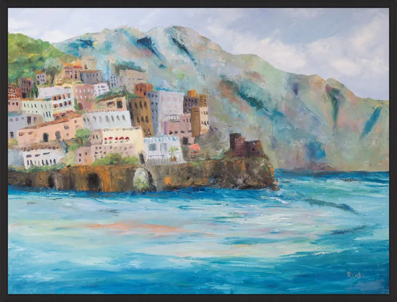 Amalfi Coast by Renee A Ortiz for Artfully Walls