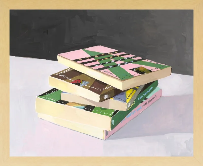 Vonnegut Stack by Elizabeth Mayville for Artfully Walls