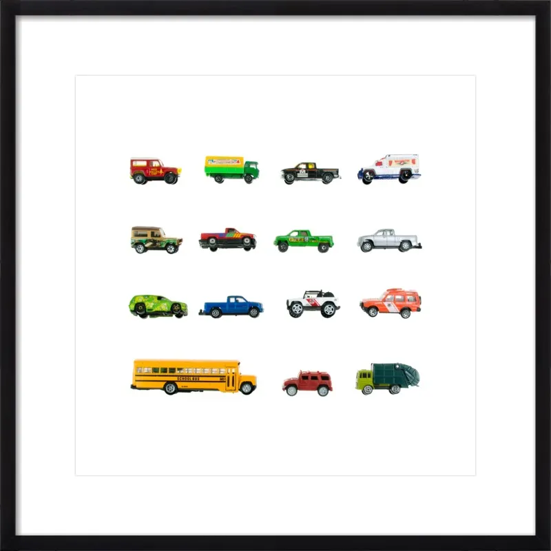 Vintage Toy Trucks by Jennifer Steen Booher for Artfully Walls