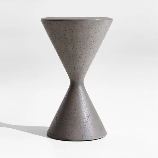 Posada Grey Concrete 13" Indoor/Outdoor Side Table